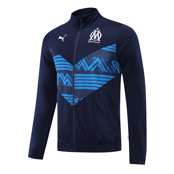 Sweatjacken Marseille 2022-23 Blau